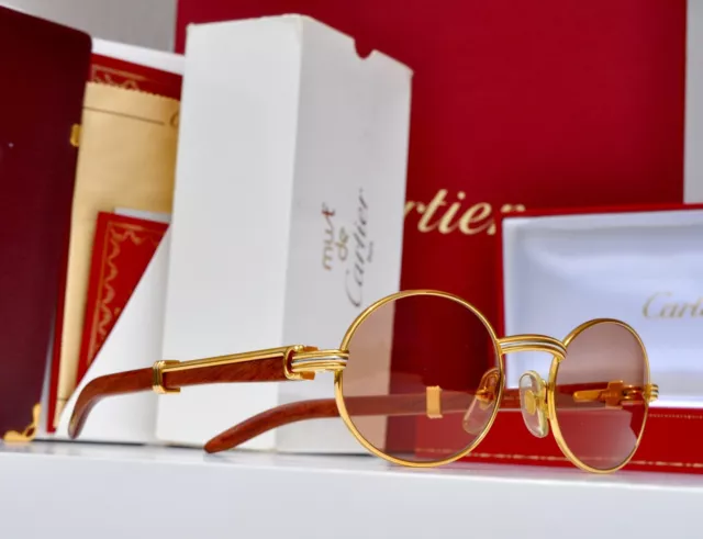 Lunette cartier bois or new arrivals