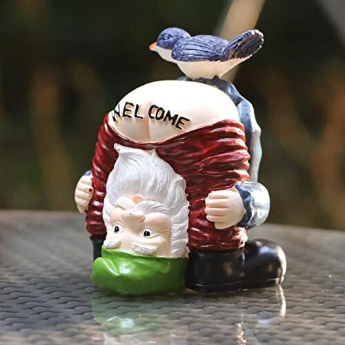 Evolanime Garden Gnomes Outdoor Funny Naughty Gnomes Resin Knomes Decorations