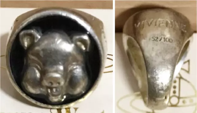 ANELLO VIVIENNE WESTWOOD Happy Pig Limited 100 NANA taglia L vintage dal Giap. EUR 5.933 10 PicClick IT