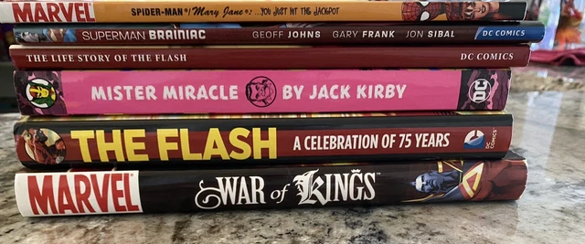Marvel/DC HC/TPB Lot (Flash, Mister Miracle, Spider-Man, Superman, War of Kings) 2