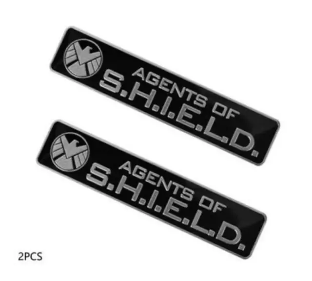 2 pcs Avengers Agents of Adler SHIELD Emblem auto aufkleber car Badge Sticker