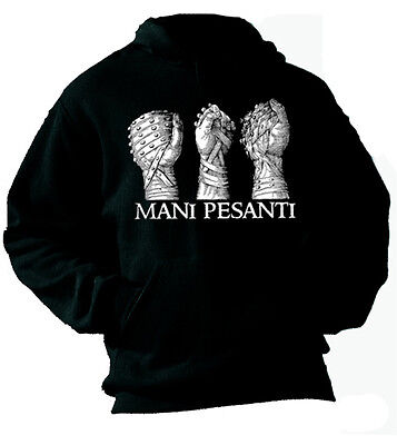 Felpa Sport hoodie KP21 Mani Pesanti Arti Marziali Fight Combattimento