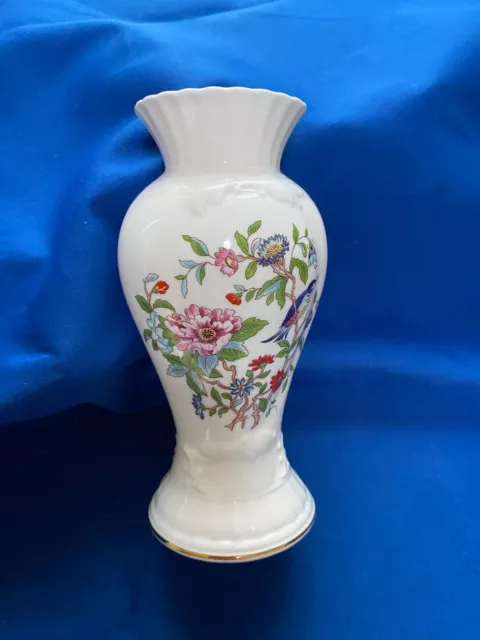 Vintage Aynsley Pembroke Bone China Vase 6.5" tall