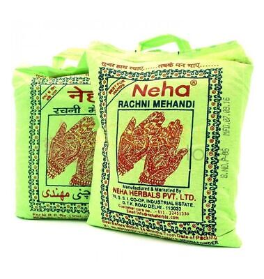Bolsa Neha Rachani Mehandi 500 g polvo de henna a base de hierbas Best Mehndi polvo 100% puro