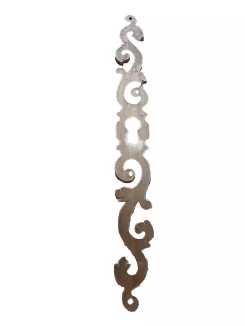 Antigua Ojo De Cerradura Bronce Estilizado Regencia/Coq-Meuble/Gabinete