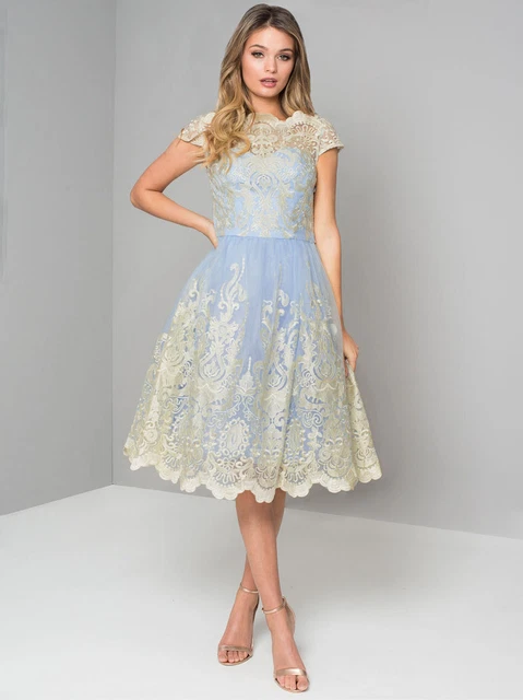 floral lace illusion mesh cocktail dress Flower Applique Sheer Front Cut-out Side Mesh A-line Long Prom Dress G –  smcfashion.com main image 0