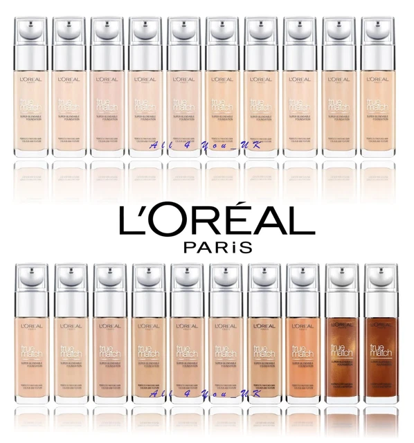 L'OREAL PARIS TRUE Match Liquid Foundation 30ml Please Choose Shade £