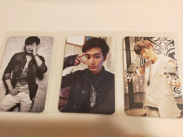 Super Junior Donghae & Eunhyuk Skeleton Japan Photocard Japanese Official 3set