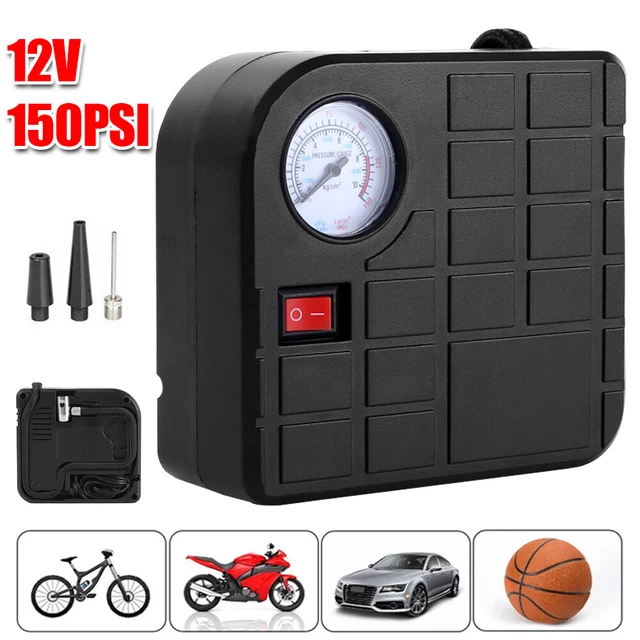 HEAVY DUTY PORTABLE 12V Electric Car Tyre Inflator 150Psi Air