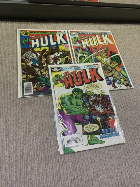 Incredible Hulk 271, 282, 234/ Bronze Age Marvel Comics Bundle/ Lot