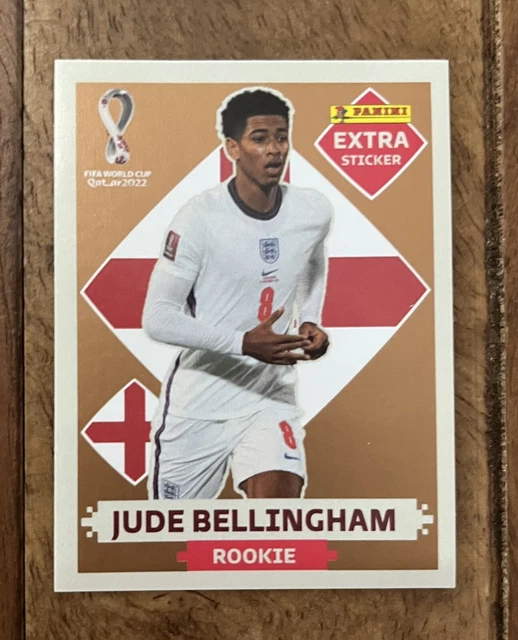 QATAR 2022 PANINI Extra Sticker FIFA World Cup BELLINGHAM BRONZE ROOKIE ...