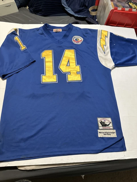 VTG Dan Fouts San Diego Chargers  Mitchell & Ness Throwback Jersey 48? *See Pics