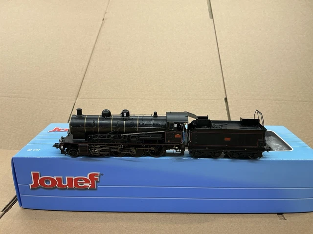 France Train Locomotive à Vapeur Jouef 140 C Dépôt De Mantes - Modèle HO échelle 1/87 Pour Collection Ou Pièces Locomotive Jouef 140 C