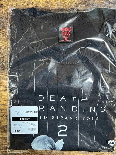 DEATH STRANDING 2 x Geeks Rule T-Shirt XXL Black Limited Edition