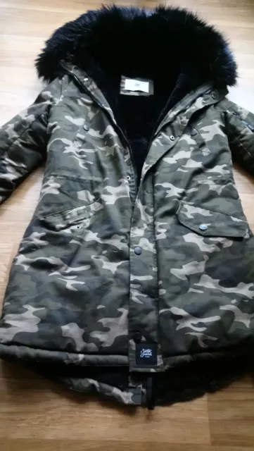 MANTEAU HOMME SIXTH June kaki militaire taille M hiver solde EUR