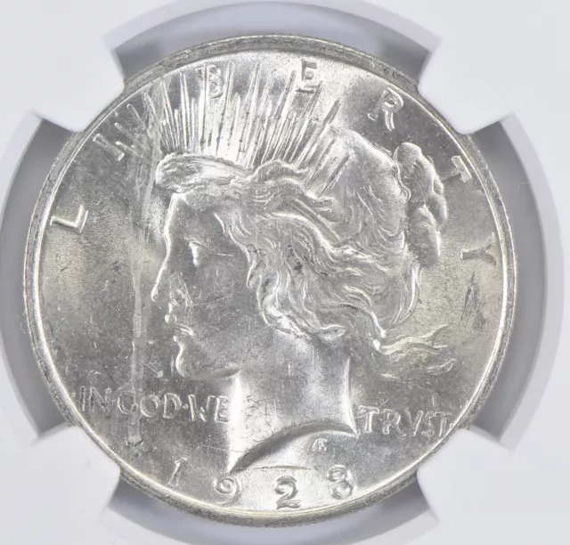 1923 MS62 MS 62 Peace Silver Dollar NGC Flag 2021 100th Ann Label 3