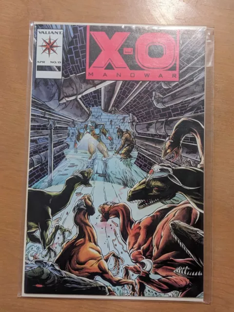 X-O MANOWAR #15 PINK VARIANT NM 1993 VALIANT TUROK BART SEARS COMIC KINGS | Comb