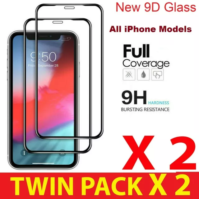 Full 3D Edge Cover Screen Protector For iPhone 15 Pro MAX Plus Tempered Glass X2 2
