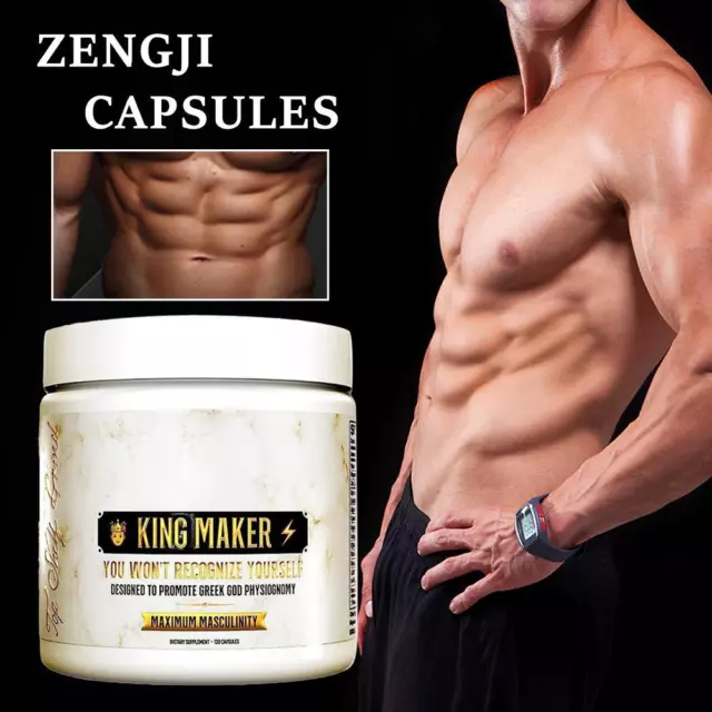 KING MAKER 120 Caps 13=in=1 Anabolic Supplement for Men Maximum NEW £10.76 PicClick UK