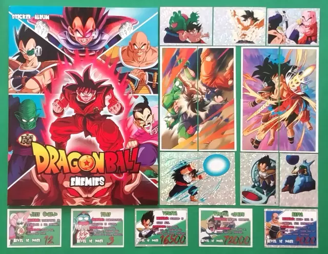 DRAGON BALL Z 5 Album + Full Set 208/208 PERU 2008 Navarrete Majin