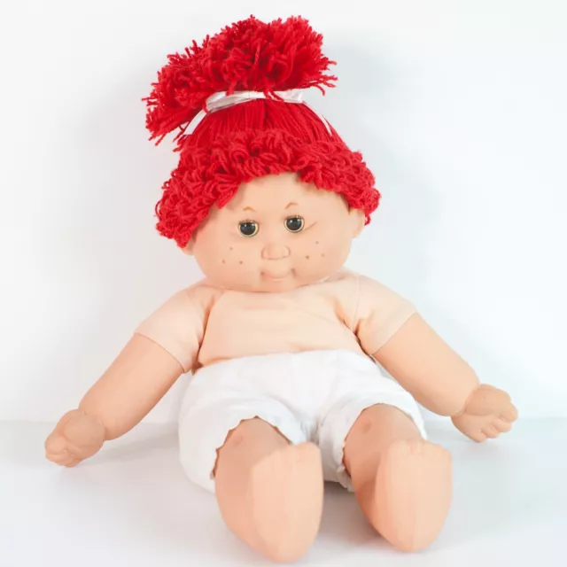 My Dream Baby 1980s b.b. Made in Spain 19" Red Hair Freckles Stars in Eyes