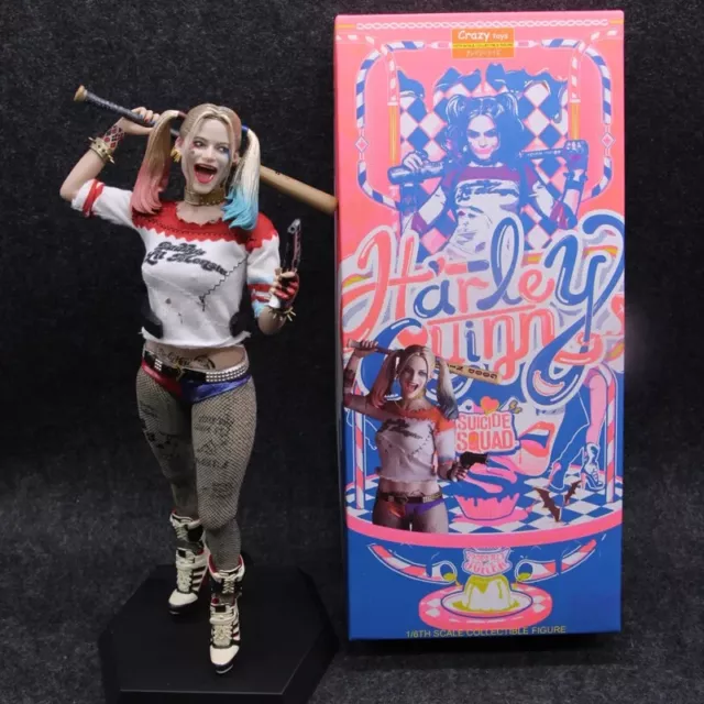 Figurine HARLEY QUINN Suicide Squad + accessoires + batte baseball 28,5cm film