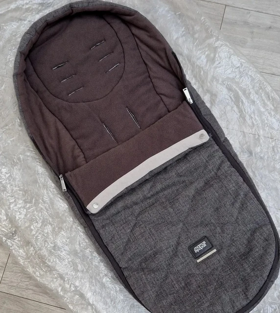 Mamas & Papas Pram OCARRO Cosy Toes Footmuff Flip xt2 XT3 Chestnut tweed Brown t