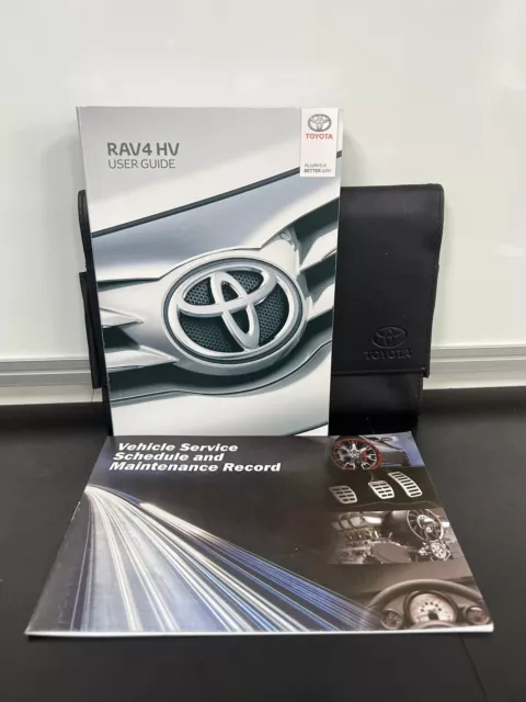 Toyota Rav4 Hv Owners Pack / Handbook / Manual With Wallet 2016~2019 !!