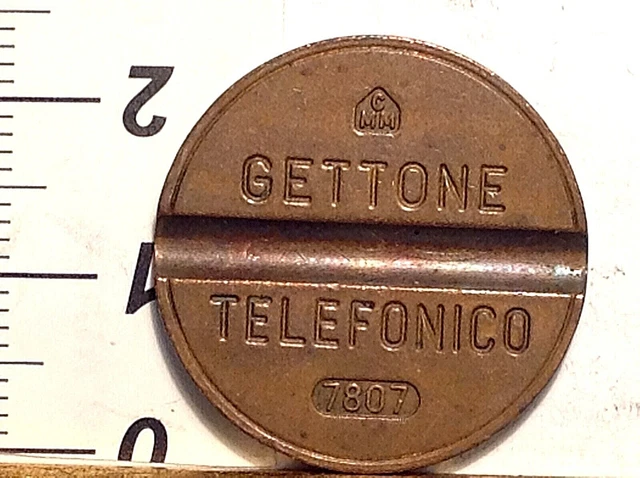 Gettone Telefonico 7807(Luglio 1978) Coniato Da Cmm