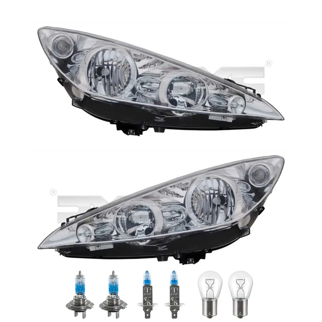 Kit De Phares Complets Pour Porsche Cayenne 92A (Avec Moteur LWR) - Lampes Halogènes H7 - Neuf