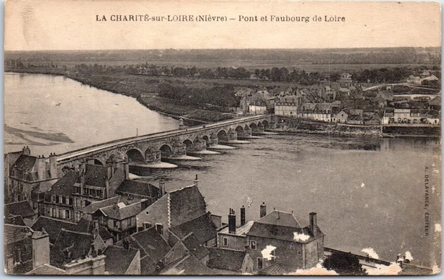 58 LA CHARITE SUR LOIRE  carte postale ancienne [JR07976]