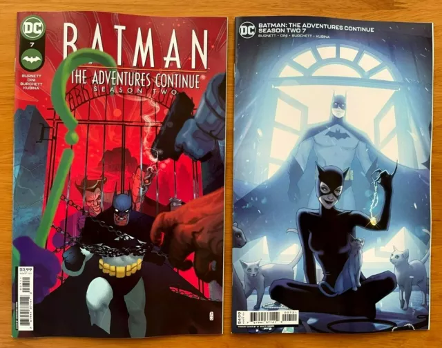 BATMAN THE ADVENTURES CONTINUE SEASON II 7 Main + Forbes Var DC NM