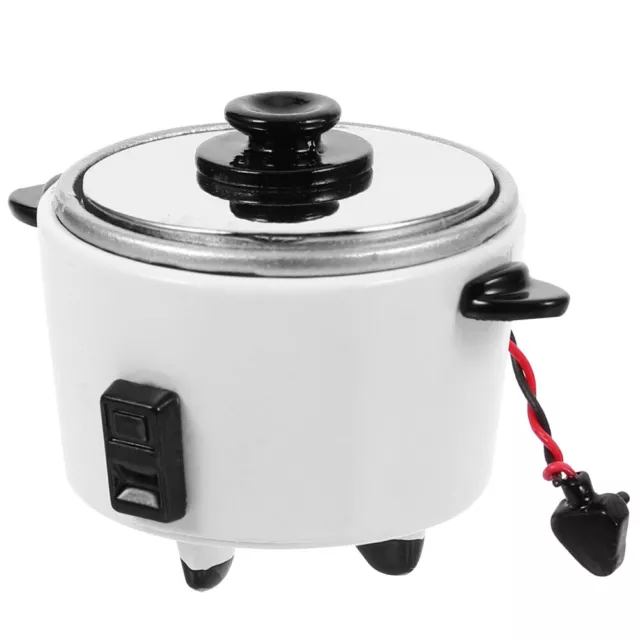 Mini House Prop Pretend Play Kitchen Accessory Props Rice Cooker