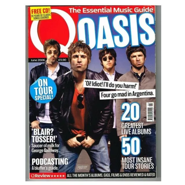 Q Magazine June 2006 mbox2609 Oasis The Strokes  20 Greatest Live Albums