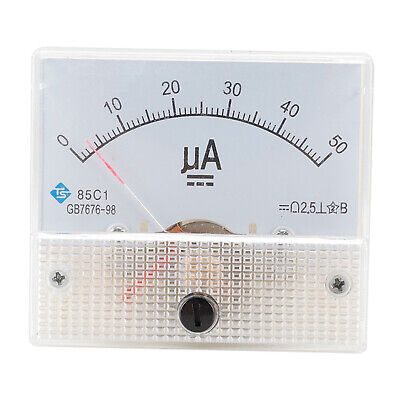 jauge de testeur d'ampères 6L2 pour Circuits CC et Circuits CA Annadue Ampèremètre de Panneau analogique 100A/5A 