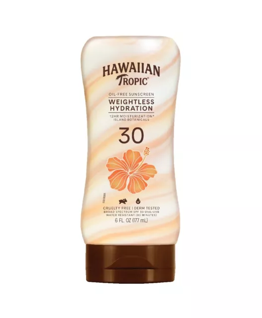 Hawaiian Tropic Silk Hydration Weightless Lotion SPF 30 - 6 fl oz (180 ml)