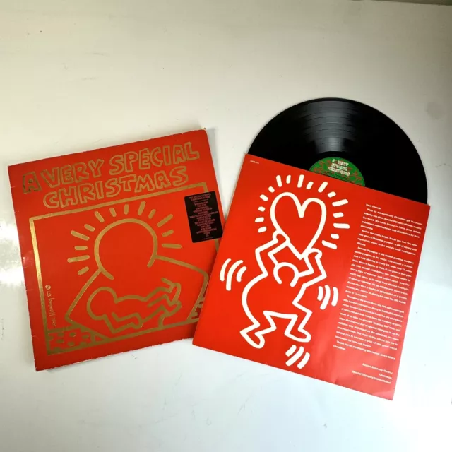 A Very Special Christmas LP With Keith Haring Art Work  80s POP  Vinyl 1987