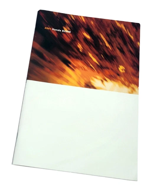 2001 Honda S2000 Excellent Condition Original Brochure