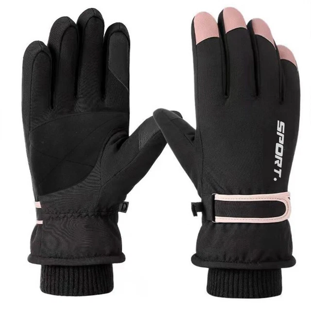 Feelorna Gants De Ski Femme – Chauds, Imperméables, Écran Tactile & Doublure Polaire, Parfaits Pour Ski, Rando & Vélo D'Hiver