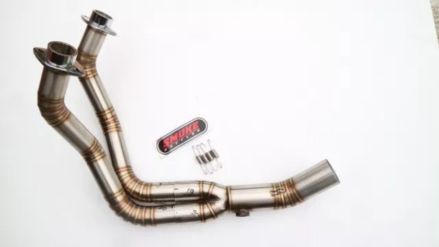 Exhaust Head pipe Header custom handmade for 2009, 2010, 2015 Kawasaki ER6N