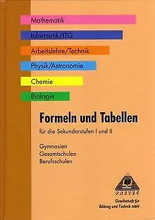 Formeln und Tabellen für die Sekundarstufe I und II. Gym... | Buch | Zustand gut