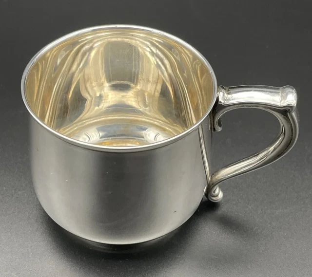 English Sterling Silver Child’s Cup No Monogram Gift Ready Great Condition