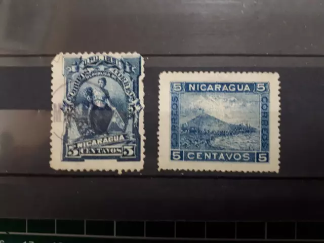 timbres Nicaragua : lot 1894et 1899