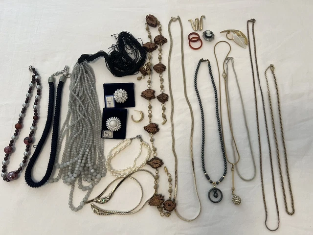 Konvolut Schmuck  / Bastelschmuck Verschiedene Teile