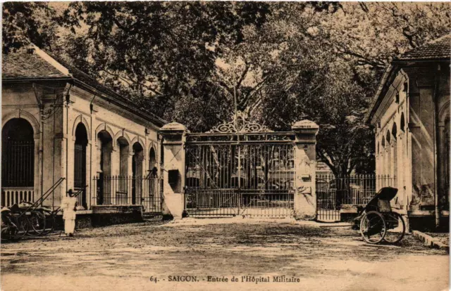 CPA AK INDOCHINA Saigon Entrance of the Military Hospital VIETNAM (957506)