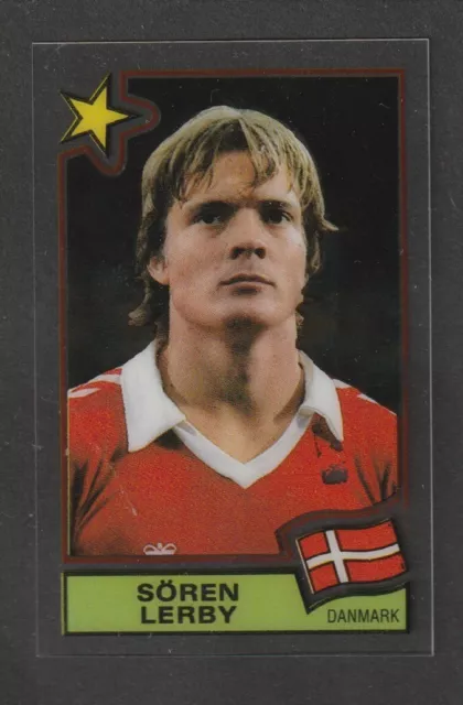 Figurina Calciatori Panini Football Superstars 84 1984 Danimarca Lerby