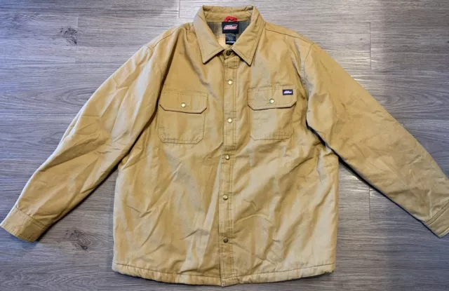 Genuine Dickies Men's Canvas Hooded Heavyweight Workwear Shirt Jacket.,  Men's Fashion, Coats, Jackets and Outerwear on Carousell