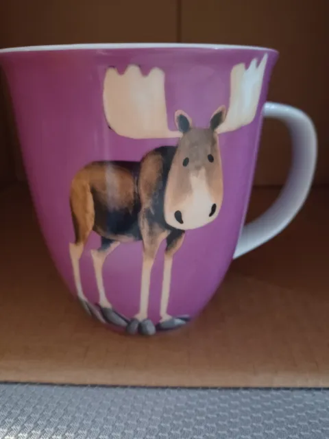 Artic Circle Enterprises Mug Alaska Moose Large Bistro Cup Ceramic Coffee Tea