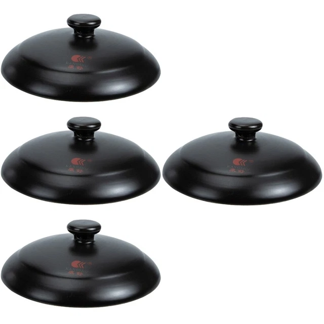 Couvercle Universel En Silicone 21cm Pour Poêles Et Casseroles - Noir, Anti-Débordement