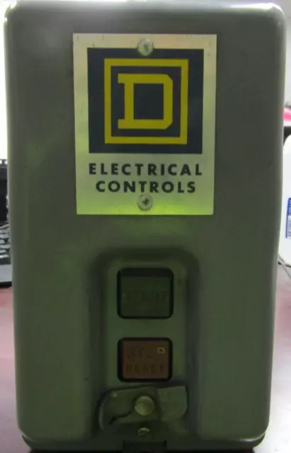 🤓 Square D Nema Size 0 Enclosed Manual Motor Starter 600 V Max 3∅ Series A Bg-2